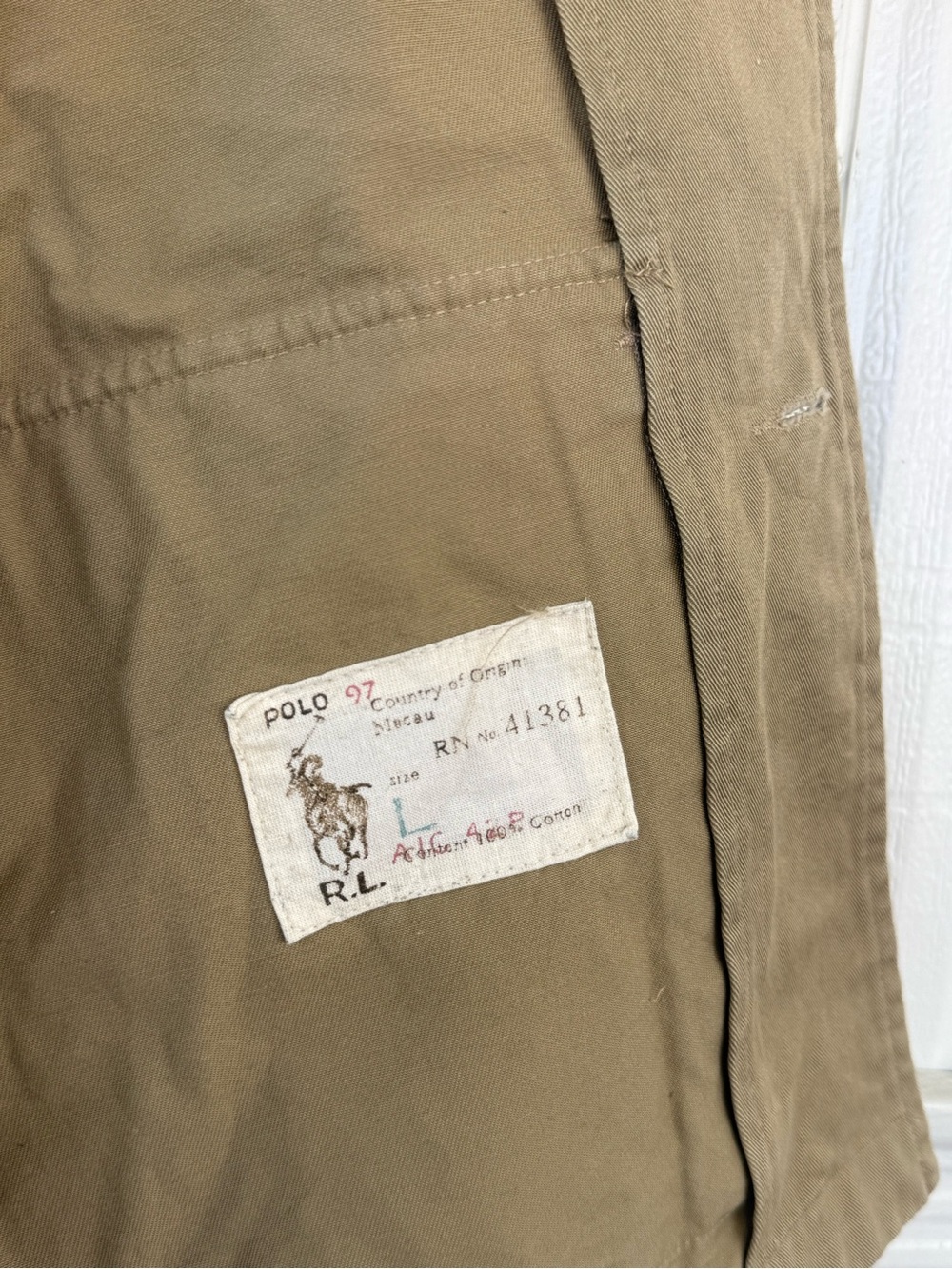 Vintage Ralph Lauren | Mens Jacket | Safari Field Military Cotton - Picture 3 of 9